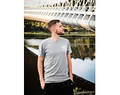 Triko New Era MLB Baseball Graphic Tee New York Yankees Light Grey Heather