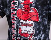 Triko Mitchell & Ness Champions Tie Dye Tee Chicago Bulls Black