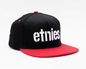 Kšiltovka ETNIES Corp Snapback Black/Red