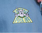Mikina RIP N DIP Capitan Fuck Off Embroidered Hoodie RND7014 Slate