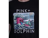 Triko Pink Dolphin GHOST PORTRAIT TEE PS12211GPBL BLACK