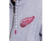 Mikina '47 Brand NHL Detroit Red Wings Back Check Morris Full Zip Hood Slate Grey