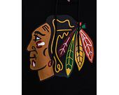 Mikina '47 Brand NHL Chicago Blackhawks Imprint Burnside Hood Jet Black