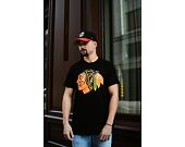 Triko '47 Brand NHL Chicago Blackhawks Imprint ’47 Echo Tee Jet Black
