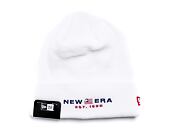 Kulich New Era Logo Front Beanie White