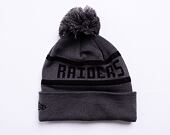 Kulich New Era NFL Jake Cuff Knit Las Vegas Raiders Grey
