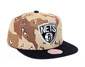 Kšiltovka Mitchell & Ness Brooklyn Nets Choco Camo Snapback Camo
