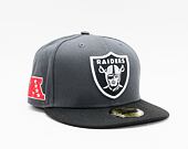 Kšiltovka New Era 59FIFTY NFL Official Team Colors Las Vegas Raiders Grey