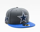 Kšiltovka New Era 59FIFTY NFL Official Team Colors Dallas Cowboys Grey