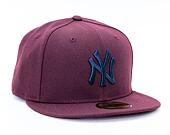 Kšiltovka New Era 59FIFTY MLB League Essential New York Yankees Maroon