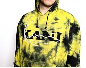 Mikina Karl Kani 6028812 KK Retro Tie Dye OS Hoodie Yellow/Black KM214-064-1
