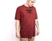 Triko Karl Kani 6033269 KK Retro Washed Tee dark Red KM214-001-1