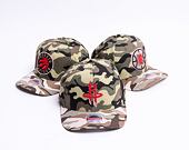 Kšiltovka Mitchell & Ness Houston Rockets Woodland Desert Stretch Snapback Camo Woodland