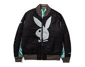 Oboustranná bunda HUF Playboy Reversible Bomber Black