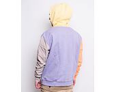 Mikina Karl Kani Signature Block Hoodie Lilac/Orange/Taupe