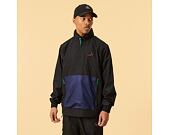 Bunda New Era Contemporary Cargo Windbreaker Black / Muave Blue
