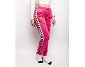 Dámské Tepláky Kappa 222 Banda Wrastoria Degrade Fuxia - White - Lime
