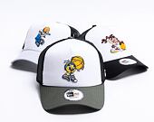 Kšiltovka New Era 9FORTY A-Frame Trucker Character Sports Tweety Snapback New Olive