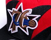 Kšiltovka Mitchell & Ness Sharktooth Snapback HWC Philadelphia 76ers Black / Red