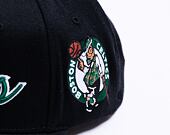 Kšiltovka Mitchell & Ness Team Script 2.0 Stretch Snapback Boston Celtics Black
