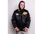 Bunda Mitchell & Ness Champ City Satin Jacket Los Angeles Lakers Black