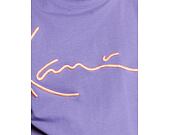 Triko Karl Kani Signature Block Tee lilac/light orange/taupe