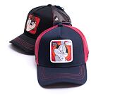 Kšiltovka Capslab - Trucker Looney Tunes - Bugs Bunny v.4 Trucker - Navy / Red