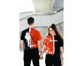 Triko Rip N Dip Angel & Devil Tee Red/Black Split Dye RND9078