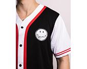 Triko Karl Kani OG Scribble Baseball Shirt black/white/red