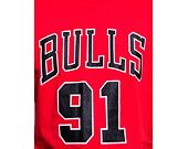 Triko Mitchell & Ness Last Dance Number 91 Tee Chicago Bulls Red