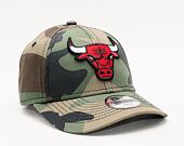 Dětská kšiltovka New Era 9FORTY Kids NBA Camo Chicago Bulls Strapback Woodland Camo