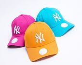 Dámská kšiltovka New Era 9FORTY Womens MLB League Essential New York Yankees Strapback Tangerine