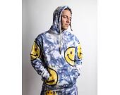 Mikina Market Smiley Sun Dye Yellow/Blue Tie-Die