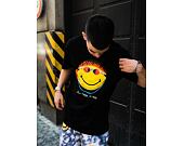 Triko Market Smiley Don't Happy, Be Worry Black