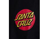 Triko Santa Cruz Classic Dot Chest T-Shirt Black