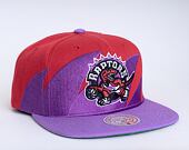 Kšiltovka Mitchell & Ness Toronto Raptors Sharktooth Snapback HWC Red / Purple