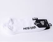 3 páry ponožek New Era Flag Sneaker 3Pack White