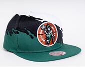 Kšiltovka Mitchell & Ness Paintbrush Snapback HWC Boston Celtics White / Green