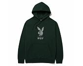 Mikina HUF Playboy Rhinestone Hoodie Forest Green