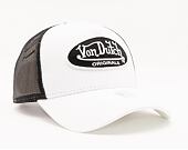 Kšiltovka Von Dutch Boston Trucker Cotton White/Black
