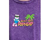 Triko RIP N DIP Beach Boys Tee Purple Mineral Wash