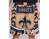 Kraťasy Mitchell & Ness NFL Jumbotron 2.0 Shorts New Orleans Saints Black / Gold