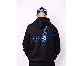 Mikina New Era MLB Foil Back Print Hoody Los Angeles Dodgers Black/Metallic Blue