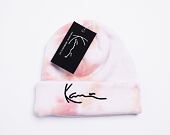 Kulich Karl Kani Signature Tie Dye Beanie dusty pink