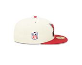 Kšiltovka New Era 59FIFTY NFL22 Sideline Arizona Cardinals Off White / Team Color