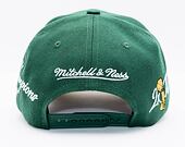 Kšiltovka Mitchell & Ness Champ Wrap Pro Snapback Milwaukee Bucks Green