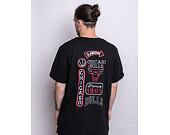 Triko New Era NBA Neon Graphic Tee Chicago Bulls Black
