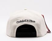 Kšiltovka Mitchell & Ness Cut Away Snapback Brooklyn Nets Off White