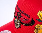 Kšiltovka Mitchell & Ness Secondary Roses Pro Snapback Hwc Miami Heat Red