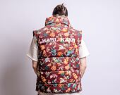 Vesta Karl Kani OG Corduroy Flower Puffer Vest Multicolor